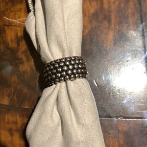 Sterling silver 925 beaded ring